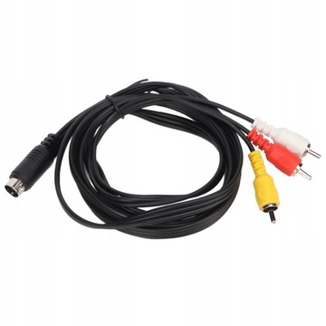 Кабель Mini DIN 9-контактный - 3 RCA между мужчинами и мужчинами