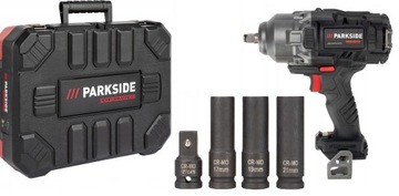 УДАРНЫЙ КЛЮЧ PARKSIDE 1356 Нм + аккумулятор BT 4 Ач, зарядное устройство 4,5 А Чемодан