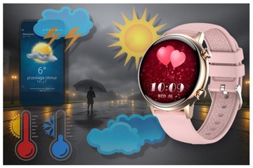 СМАРТЧАСЫ ЖЕНСКИЕ ЧАСЫ РУБИКОН RNCF09 ЗВОНКИ 220МАч ПОЛЬСКОЕ МЕНЮ + КОРОБКА