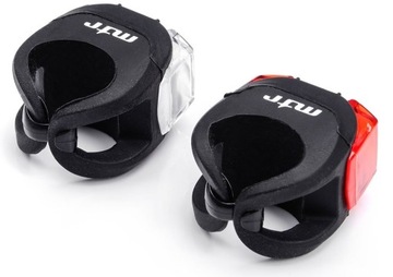 КОМПЛЕКТ ФОНАРОВ ВЕЛОСИПЕДНЫЕ ФОНАРИ ПЕРЕДНЯЯ ЗАДНЯЯ ЧАСТЬ