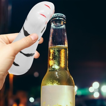 КОШКА ОТКРЫТКА ДЛЯ БУТЫЛОК ЛЕОПАРДОВАЯ ЛАПА БЕЛАЯ LLWL