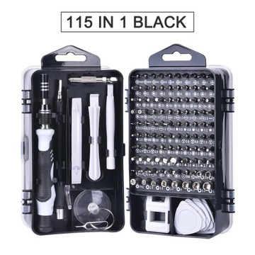 115 Czarny styl Zestaw wkrętaków Torx z magnesem