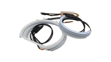 2в1 ДВОЙНЫЕ ЦВЕТА ХЛОПКОВЫЕ светодиодные кольца BMW E83 X3 E87 E60 E61 E90 E91 TOP