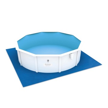 PŁACHTA mata OCHRONNA POD BASEN PE Flowclear 488x488 cm BESTWAY 58003