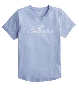 t-shirt HOLLISTER S 36 nowość niebieska koszulka