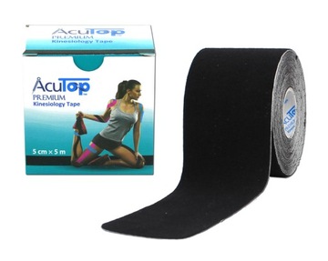 ACUTOP PREMIUM KINESIOLOGY TAPE KINESIO CZARNY