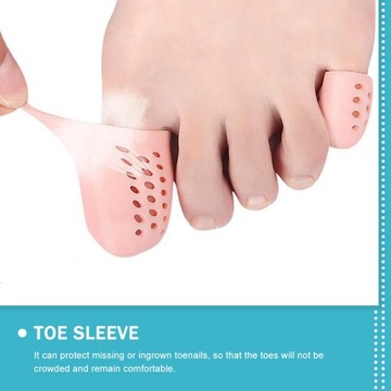 Защита пальцев ног Силиконовые накладки от вросших ногтей.