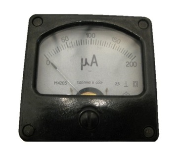 Mikroamperomierz M4205 0-200mikroA