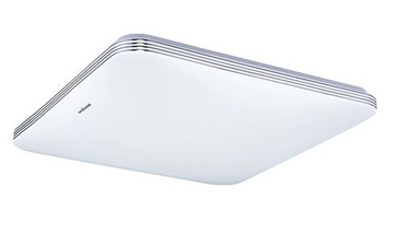 STRUHM Nowoczesny plafon kwadratowy łazienkowy ADIS SLIM 28W 33cm biały