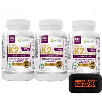 WITAMINA K2 MK-7 NATTO 100MCG 360 TABL FORTE