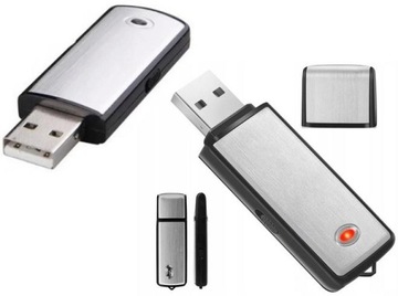 MINI DYKTAFON PENDRIVE PODSŁUCH SZPIEGOWSKI USB