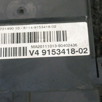 9153418 JINÉ MODUL 640 D 230 2011 BMW 6 COUPE (F13)