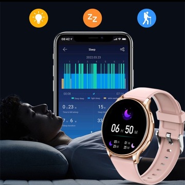 SMARTWATCH DAMSKI DLA KOBIETY ROZMOWY CIŚNIENIE PL