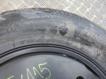 37. KOLO DOJEZDOVÉ OPEL ANTARA 155/90/16 5X115