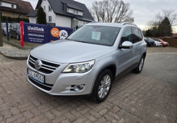 Volkswagen Tiguan I SUV 1.4 TSI BlueMotion 150KM 2010 Volkswagen Tiguan Sprowadzony, Zarejestrowany w PL. 1.4 Benzyna 150KM, zdjęcie 3