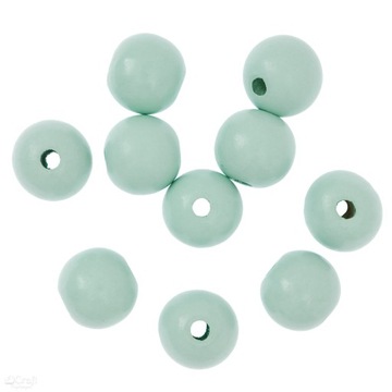 KORALIKI DREWNIANE KULKI 2,5cm 10szt do makramy