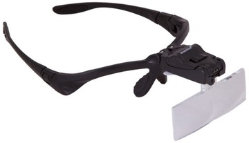 Okulary powiększające 3.5x, lupa nagłowna z podświetleniem LED Vizor G3