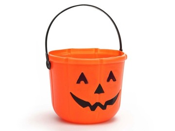 WIADERKO WESOŁA DYNIA NA SŁODYCZE HALLOWEEN