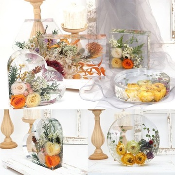 Силиконовые формы для книг, смоляные формы - 5 шт.