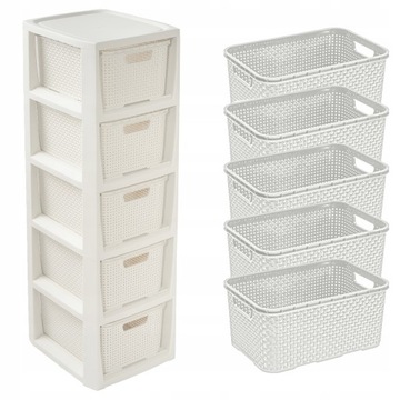 КНИЖНЫЙ ШКАФ, СУНДУК, ПОЛКА С 5 КОРЗИНАМИ, РОТОВЫЙ БРАНК