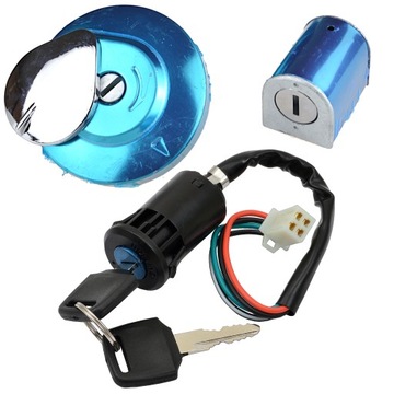 STACYJKA KOREK ZBIORNIKA BLOKADA KING ŁOŚ CHOPPER