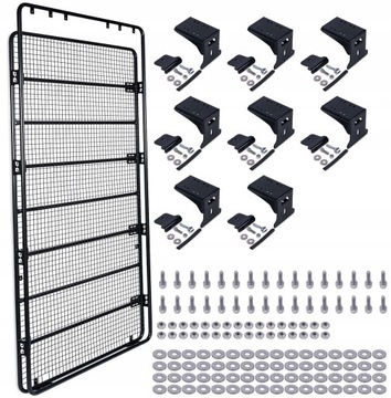Багажник на крышу Nissan Patrol Y60 / Y61 длинный GU3/GU4 с сетчатой ​​корзиной на крыше