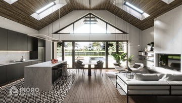 Проект дома Pióro Architekci-19 Базовая версия