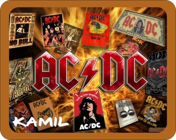 Podkładka pod myszkę AC/DC z imieniem WYBÓR