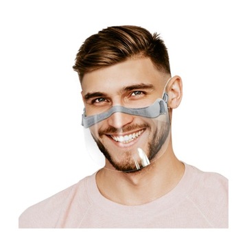 PRZYŁBICA MINI Na usta i nos FACE SHIELD - 2 szt