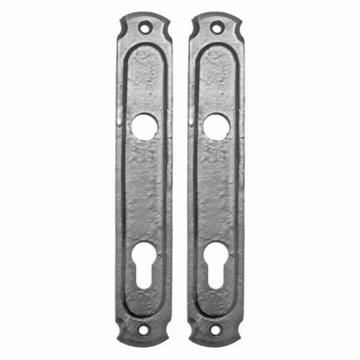 SZYLDY DO DRZWI Z OTWORAMI 240X40 STAL OCYNKOWANA