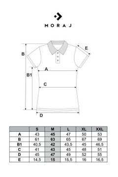 KOSZULKA POLO RÓŻOWA DAMSKA BAWEŁNA PREMIUM KLASYCZNA POLÓWKA MORAJ R.3XL