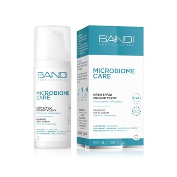 BANDI Microbiome Care Krem SPF30 Probiotyczny intensywnie nawilżający