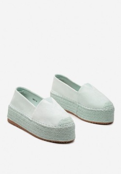 Born2Be Zielone Espadryle damskie 36 Ekozamsz