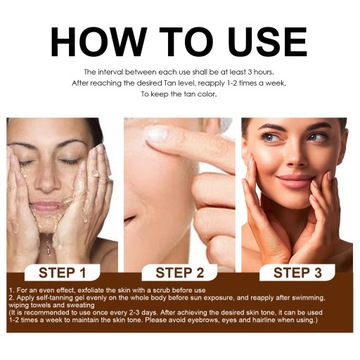 Крем для загара Tan Bed Natural Body 190мл