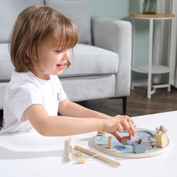 VIGA POLARB ДЕРЕВЯННАЯ РЫБАЛКА ИГРА НАВЫКИ