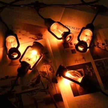 Girlanda Ogrodowa Retro 10 lampionów LED 230V