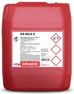 DRACO MILK K 25 kg kwaśny produkt myjąco-odkamieniający