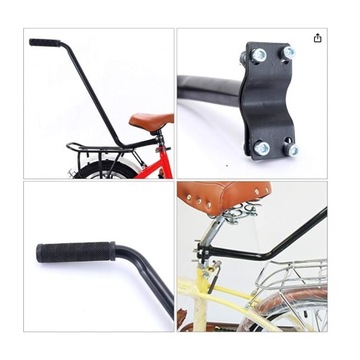 Ручка Направляющая для велосипеда Толкатель Ручка Палка Толкатель Обучение езде на велосипеде