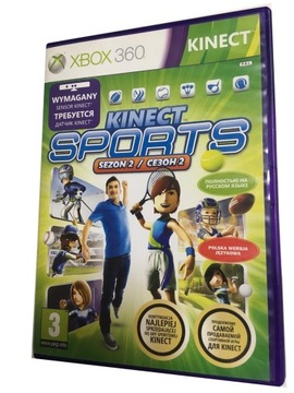 KINECT Sports Sezon 2 Season X360 3xPL