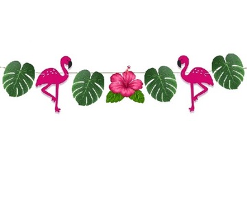 BANER girlanda dekoracja FLAMING