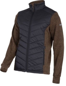 BLUZA OCIEPLANA BRĄZOWO-CZARNA LAHTI PRO XXL