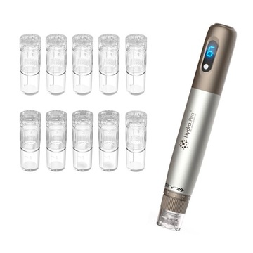 ZESTAW Hydra.Pen H3 + 10 Kartridży Z DOZOWNIKIEM dermapen Dr Pen PREMIUM