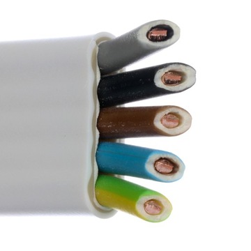 Kabel płaski 5x1,5 mm YDYp 450/750V miedź CU