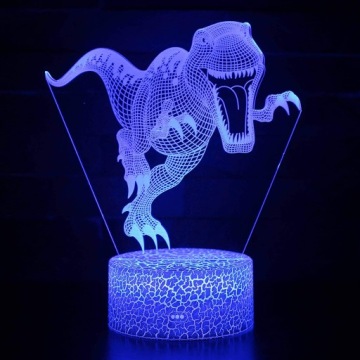 Динозавр T-Rex 3D Led Night Lamp Название пульта дистанционного управления