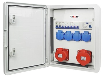 ЭЛЕКТРИЧЕСКИЙ РАСПРЕДЕЛИТЕЛЬНЫЙ ЩИТ, ЗАЩИЩЕННЫЙ СТРОИТЕЛЬНЫЙ КОРОБОК