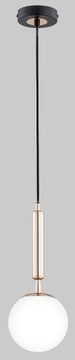 Volda Picolo White lampa wisząca czarna/złota Alfa