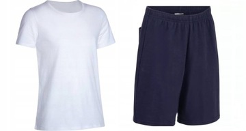 STRÓJ ZESTAW WF GIMNASTYKA KOSZULKA + SPODENKI 122