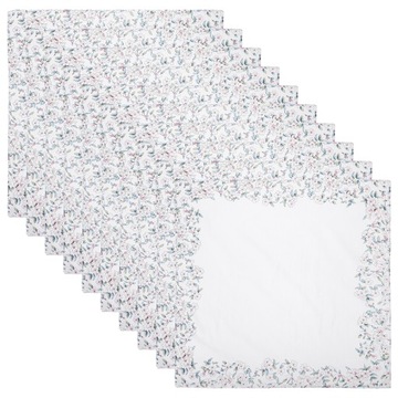 CHUSTECZKA ŚLUBNA Z CZYSTEJ BAWEŁNY DAMSKA PANNA MŁODA DZIEWCZYNKA DZIECIĘCA 12 SZT