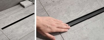 X-HOME LINEAR DRAIN SLIM 100 ЧЕРНЫЙ УЗКИЙ ПЕРЕКЛЮЧАТЕЛЬ