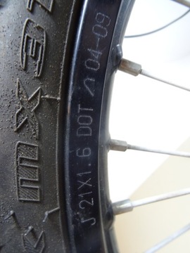 КОЛЕСО KTM DUNLOP MX 31F 80/100-21 RIM J21X1.60